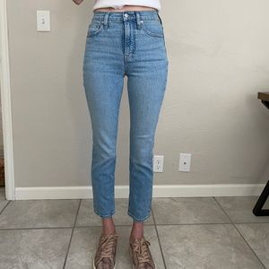 Madewell The Perfect Vintage Straight Jean in Fiore Wash